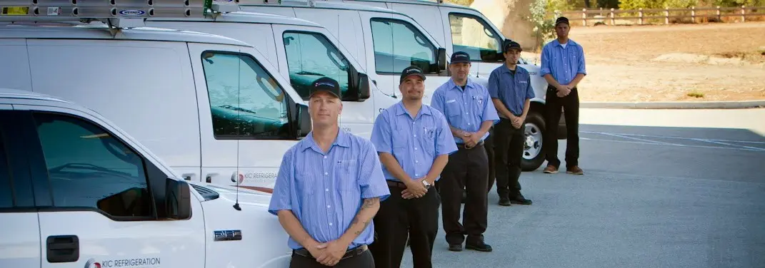 KIC Refrigeration crew ready for Mini Split Repair jobs across Santa Ana